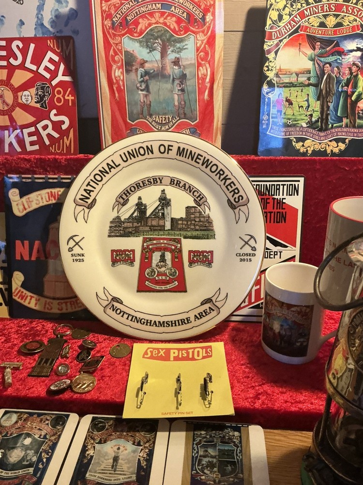 Thoresby Colliery NUM Plate