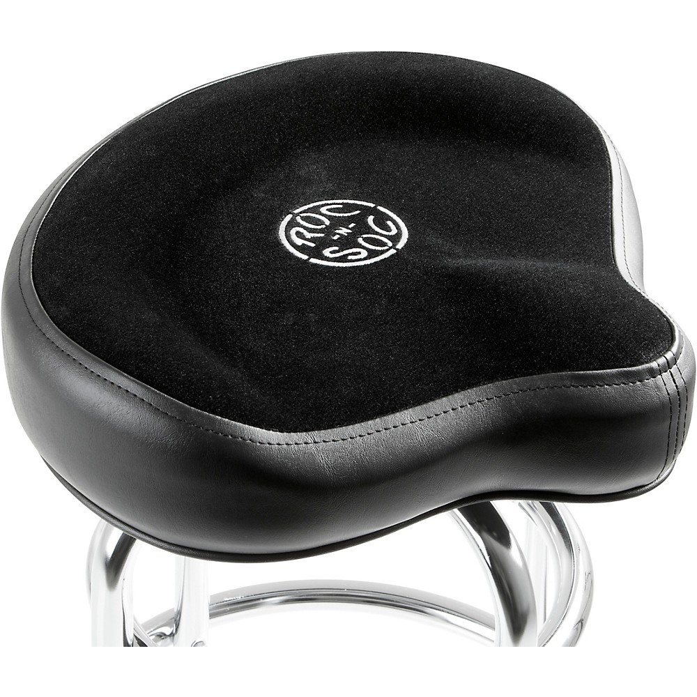 ROC-N-SOC Tower Saddle Seat Stool Black Short