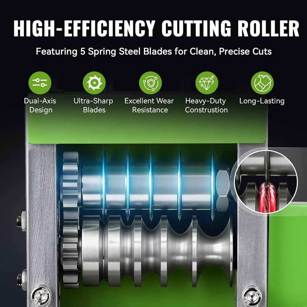 Electric Wire Stripping Machine, 0.06''-0.67'' Automatic Wire Stripper Machine w