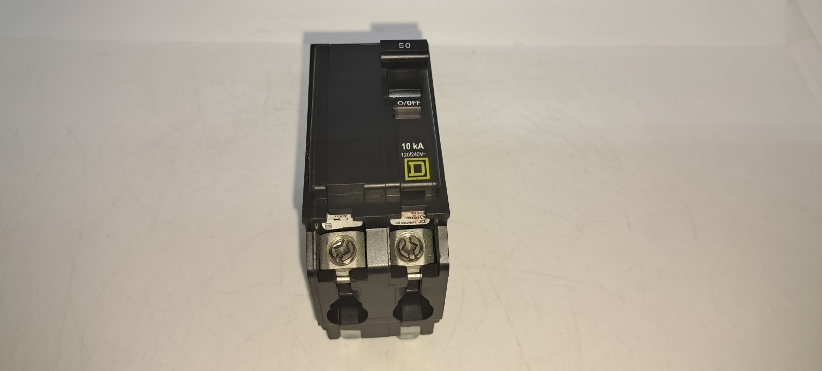 SQUARE D QO250 2 POLE 50 AMP 2P 50A Yellow Face Circuit Breaker TYPE QO NEW