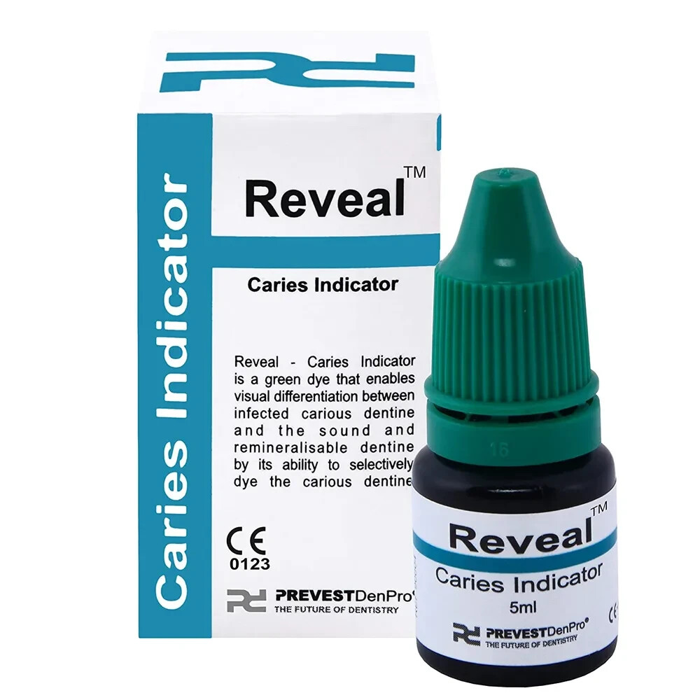 Dental REVEAL 5ml Pack Caries Indicator Dye Dentin Caries Detector