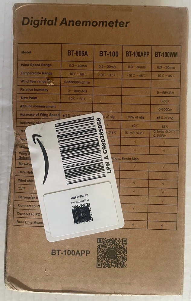 Digital Anemometer