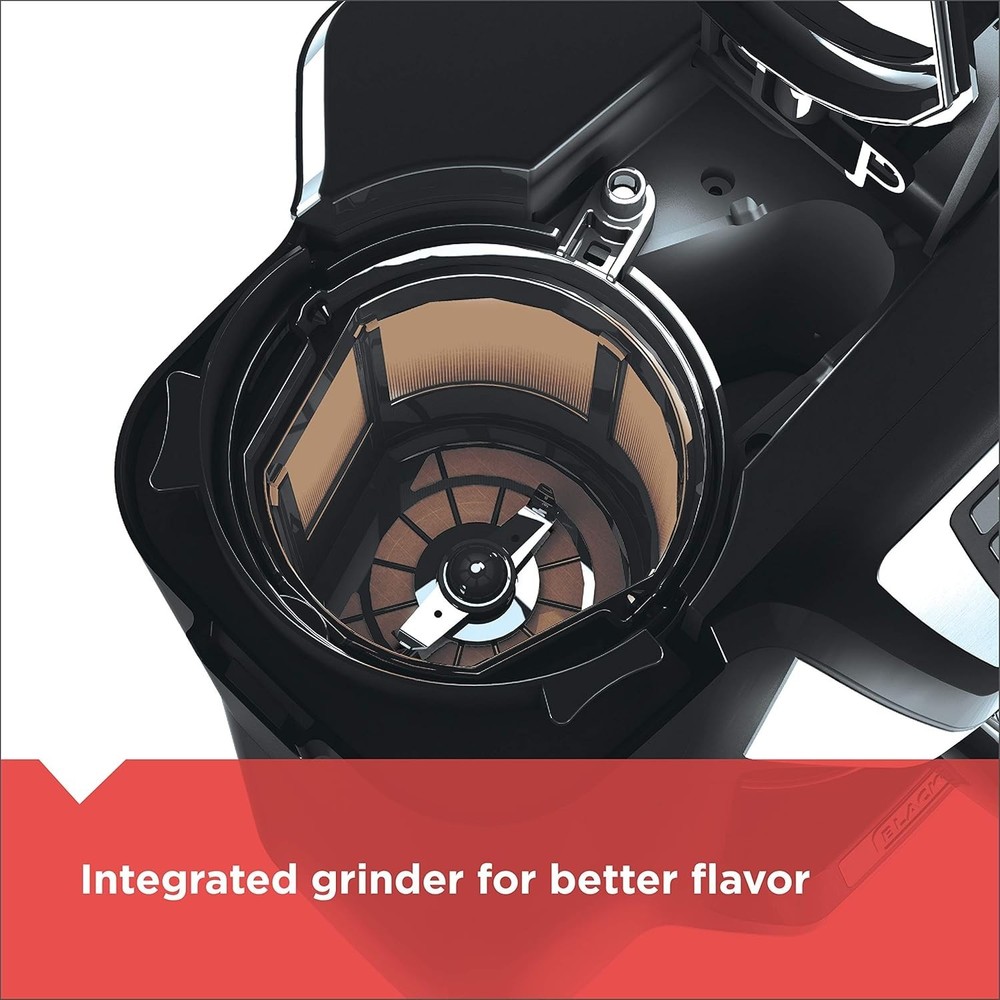 Cup Mill and Brew Coffee Maker, Automatic Grind and Brew Drip Coffee Machine