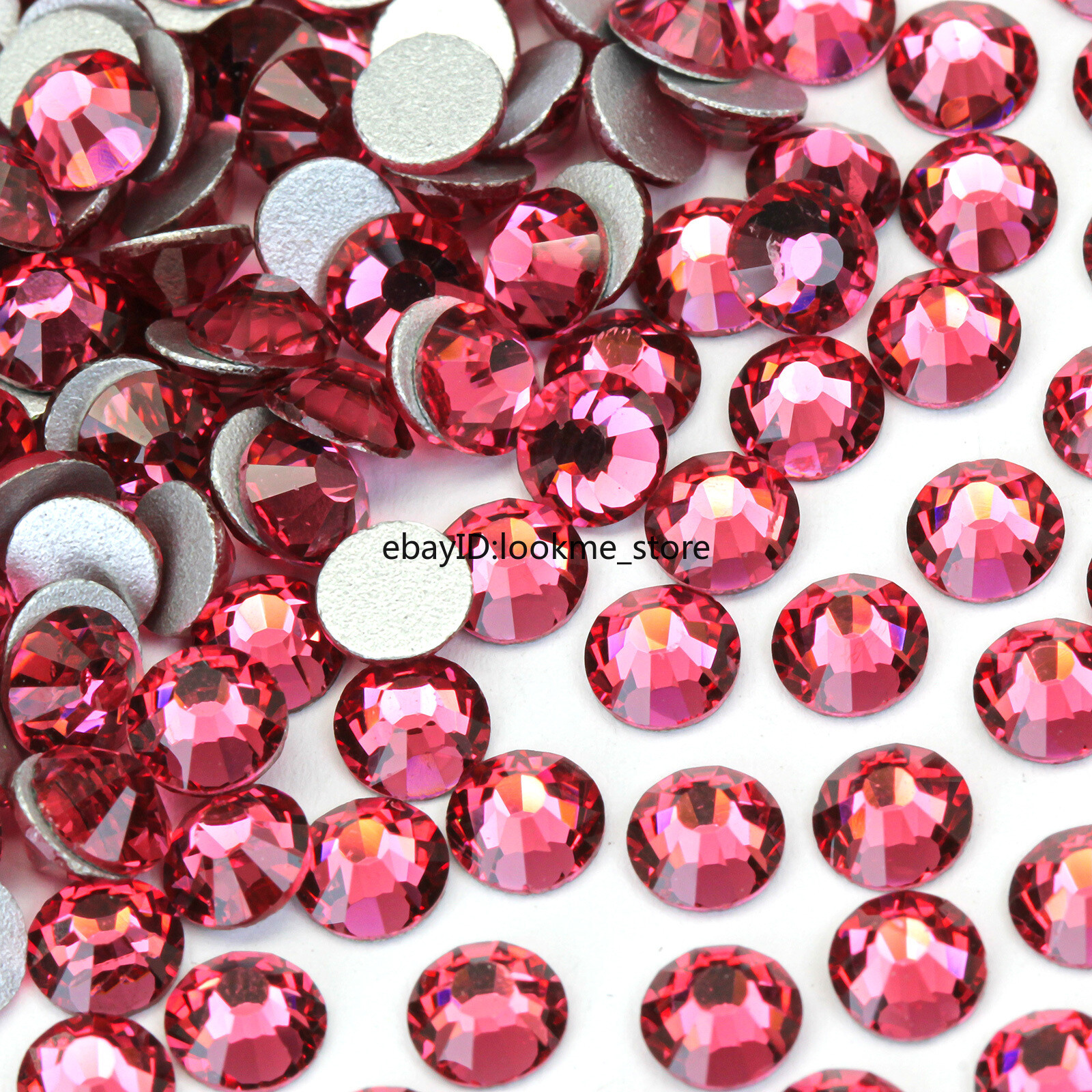 Non Hotfix Crystal Glass Rhinestones Flatback Nail Art Gems 3D Glitter Art Deco