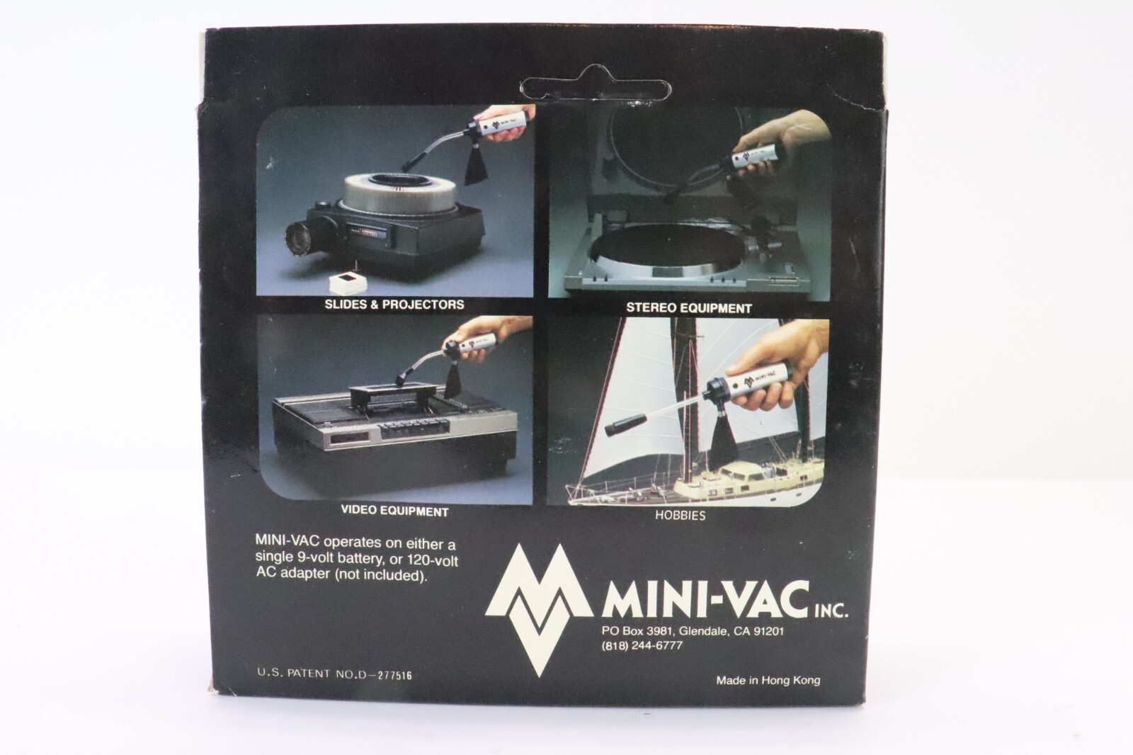 Mini-Vac Micro Cleaning Vacuum Computers Models Electronics Vintage NIB