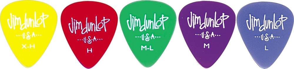 Dunlop Gel Guitar Picks M, Medium, .73 mm 1 Dozen