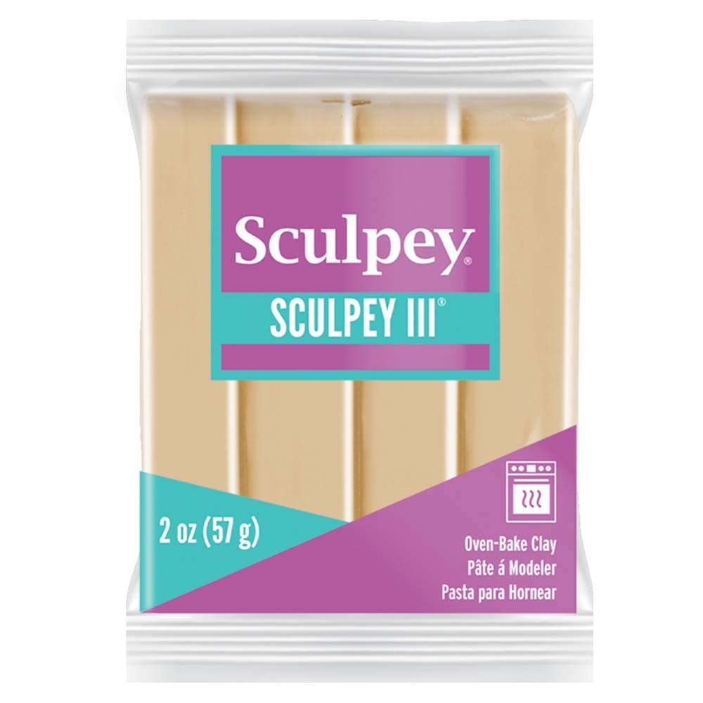 Sculpey III Oven-Bake Clay 2oz-Tan