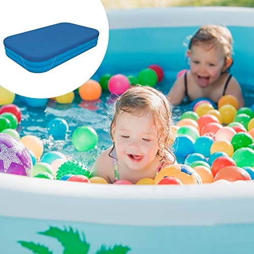 Rectangle Pool Cover, Inflatable Underground Pool Cover Dust and Rainproof