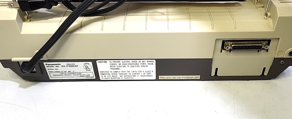 PANASONIC KX-P1080AP 9 PIN DOT MATRIX PRINTER