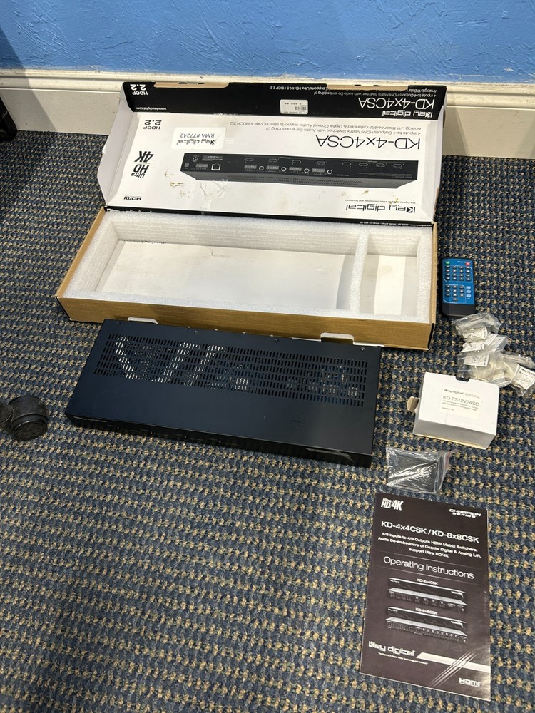 Key Digital HDMI 4x4 Matrix Switcher KD-4x4CSA