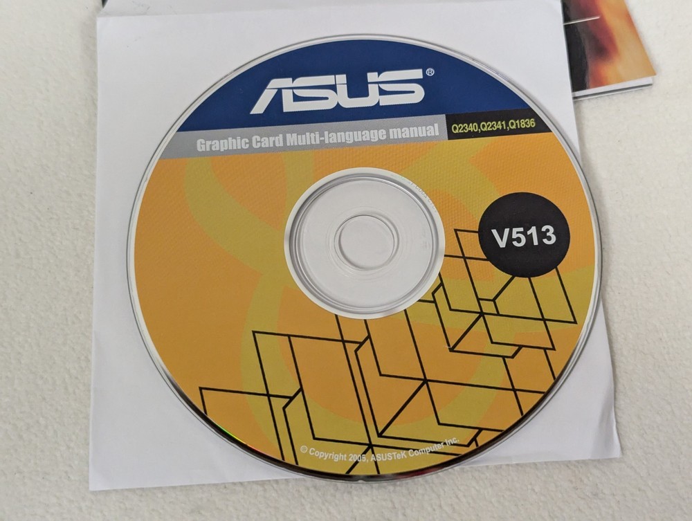 ASUS Graphics Card User Guide Installation Speed Setup CDs v513 v548 Windows