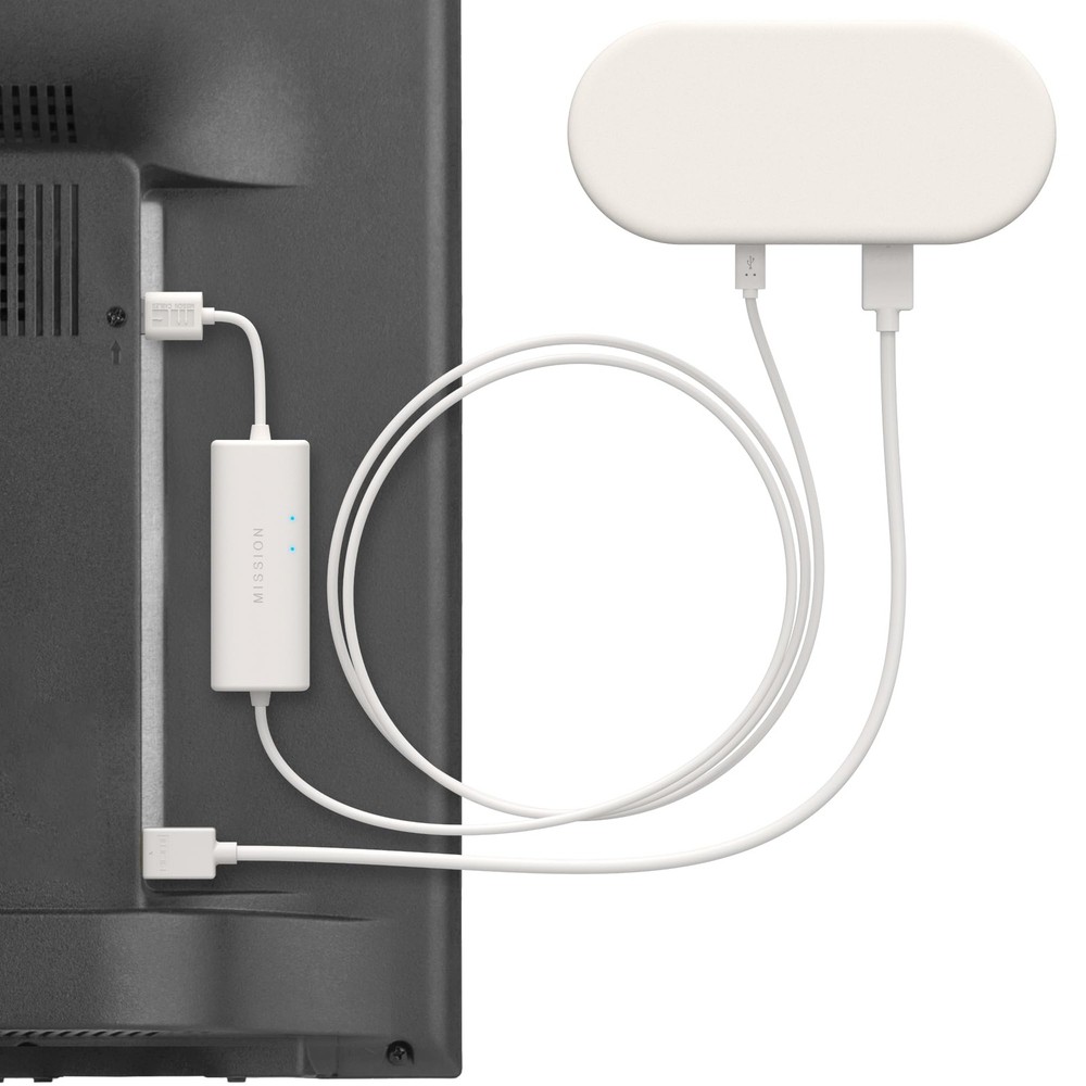 Mission USB Power Cable for Google TV (Power 4K Streamer Version, White