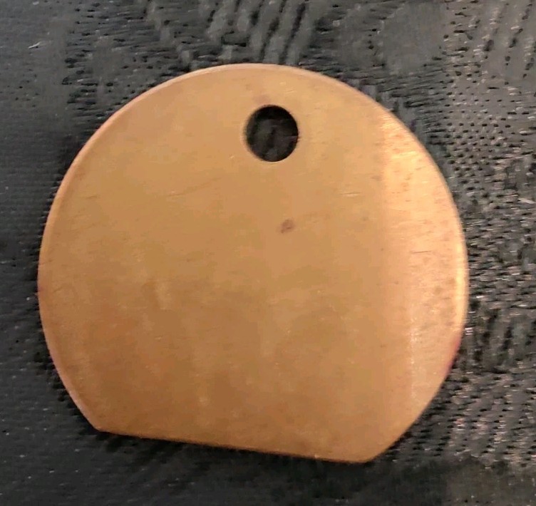 Colliery Pit Check Tally - marked HATFIELD 2396