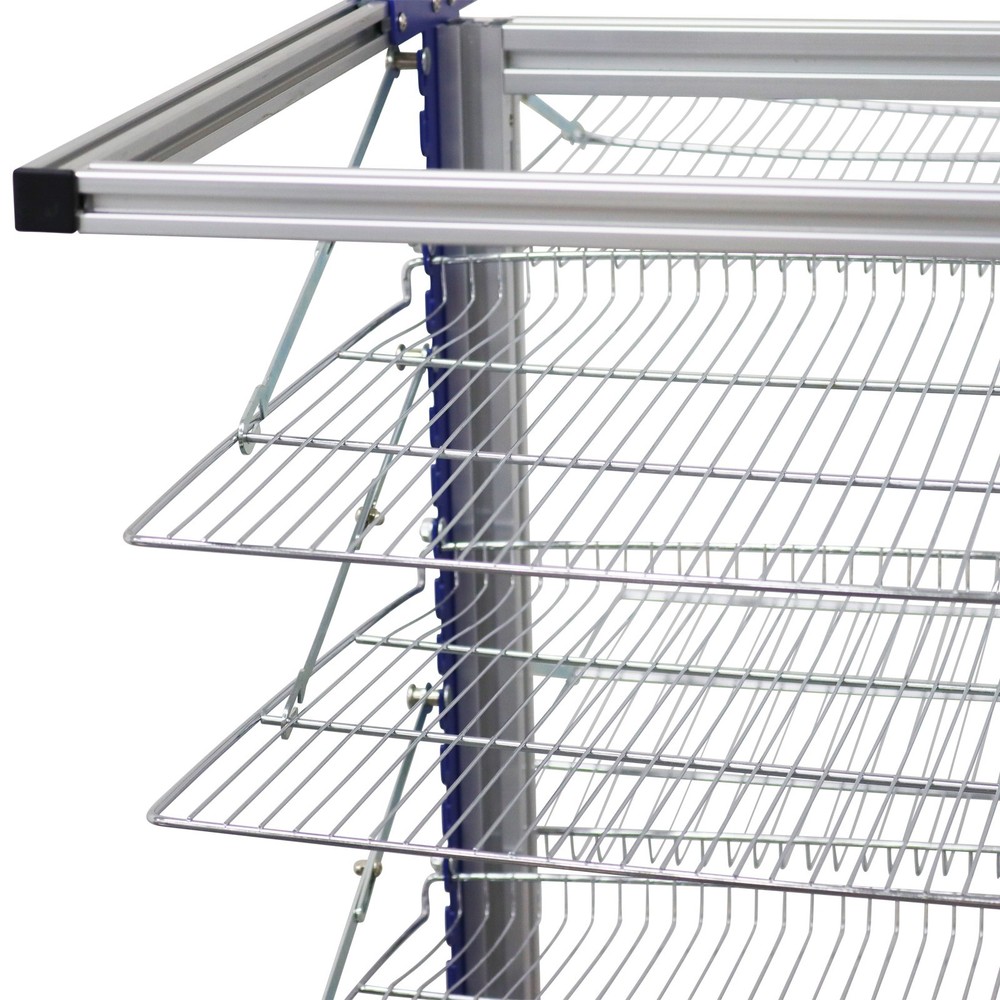 Sealed Heating Type Drying Rack Double-side 12 Layer Adjustable Spacing LYF4060