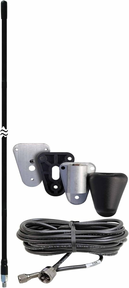 Procomm - freightliner cascadia rear cab mount cb antenna kit