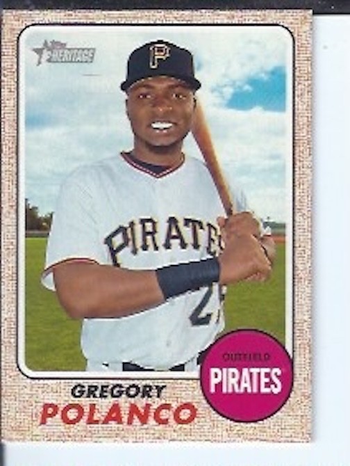 Gregory Polanco  2017 Topps Heritage  Short Print