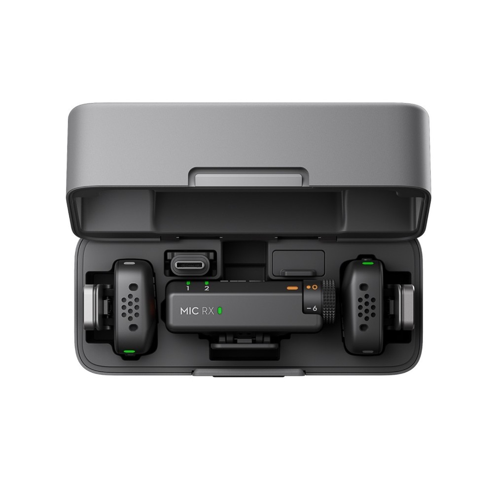 DJI Mic Mini (2TX+1RX+Charging Case) Wireless Microphone For Creators Full Set
