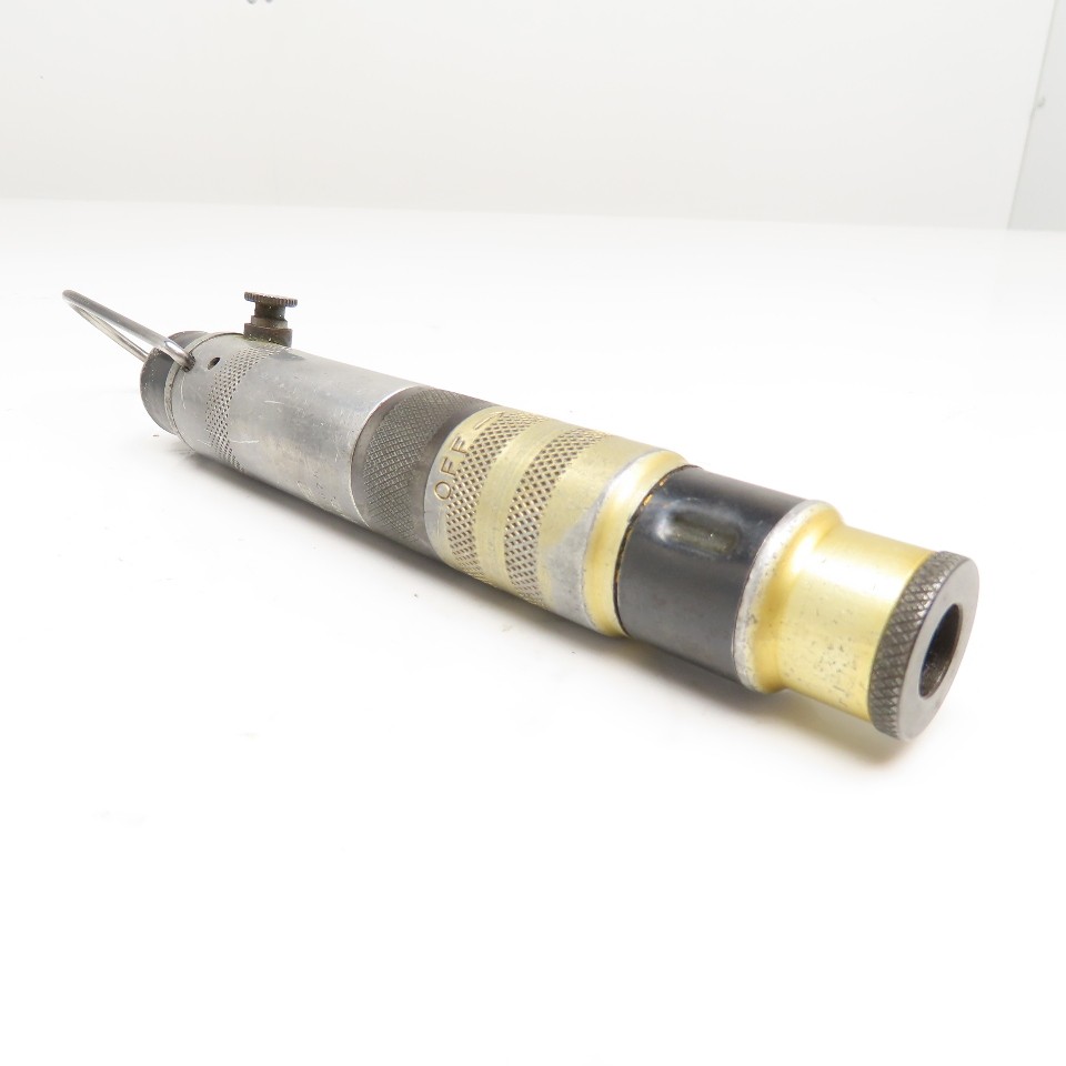 Cleco 4RSA10 Inline Pneumatic Adjustable Torque Nutrunner Screwdriver 1/4" Drive