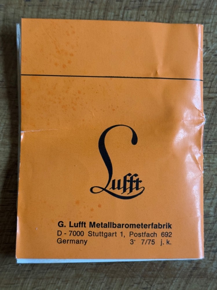 Lufft Original Bezard Compass Model I S