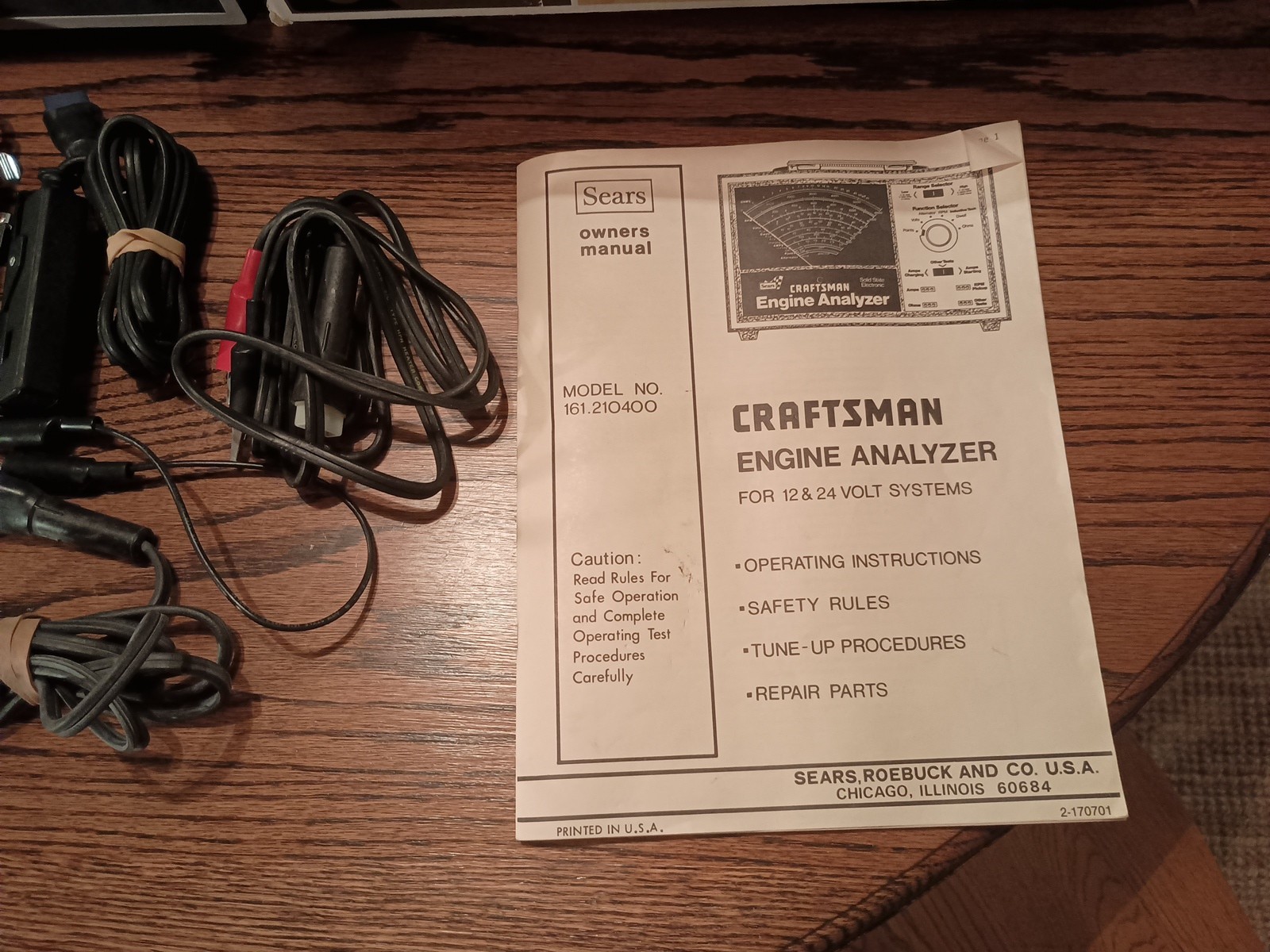 vintage sears craftsman Professional engine analyzer NOS 28 21040 Collectable