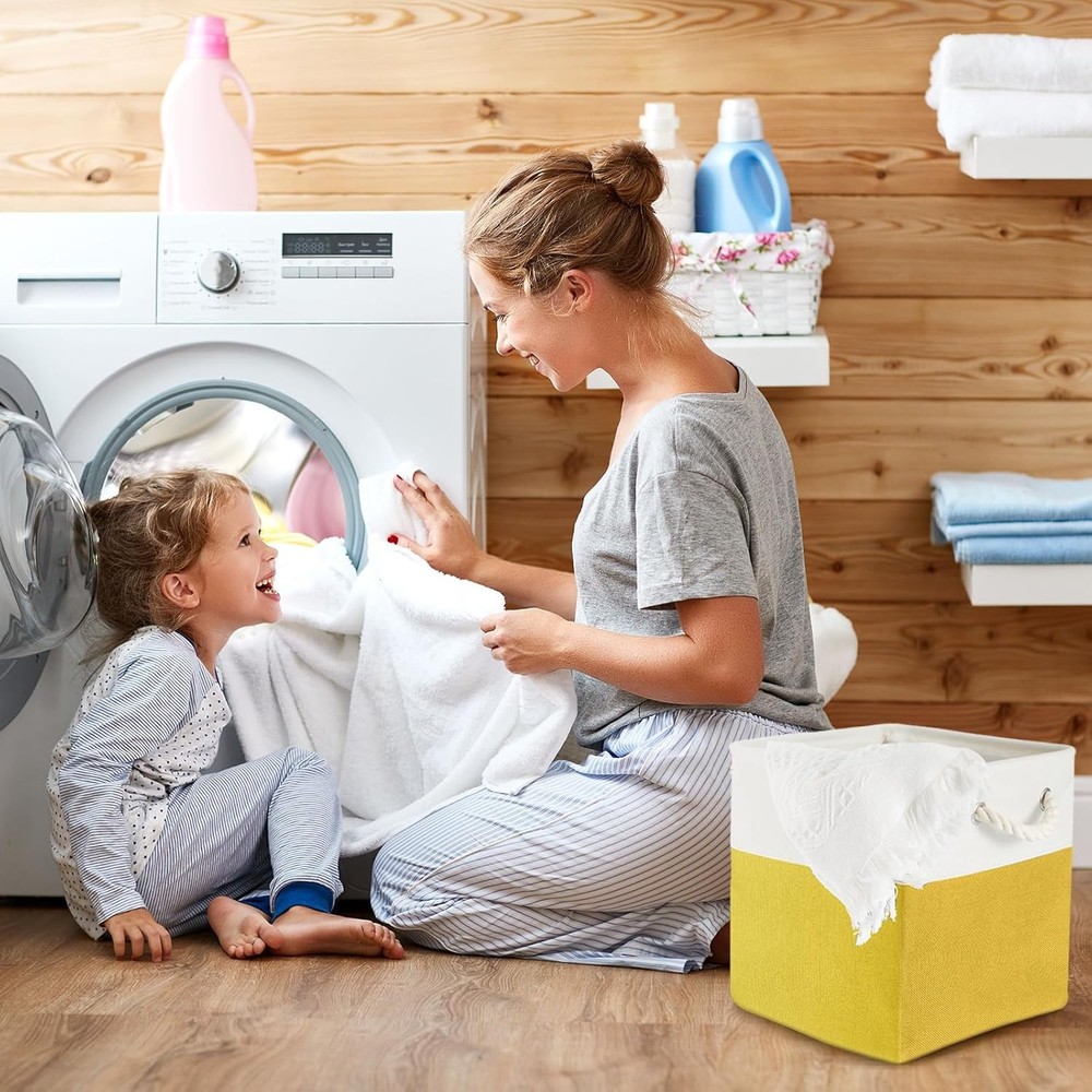 Cube Organizer Fabric Organizer Foldable Cube Basket