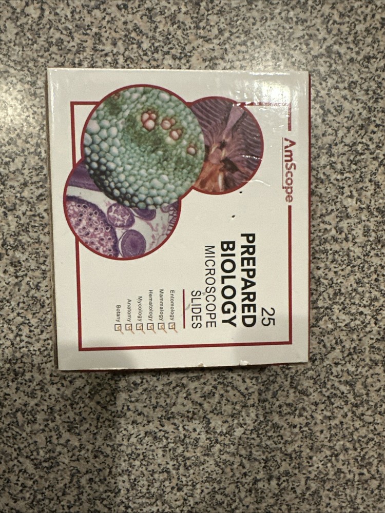 Biology 25 Prepared Microscope Slides