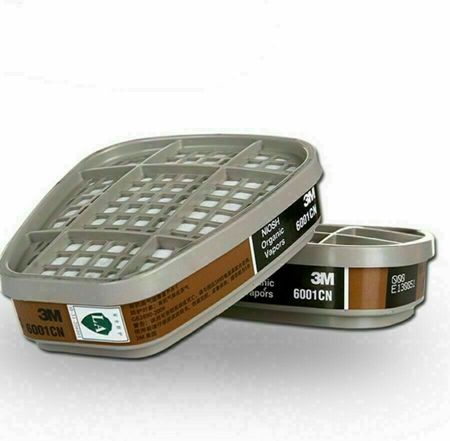 US 6001CN Organic Vapor Respirator Filter Cartridge For 6300 6800 7502 Gas Mask