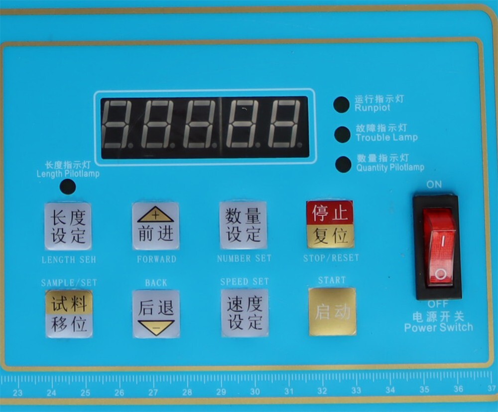 220V Hot Cold Automatic Belt Tape Cutting Machine Textile Cutter Digital Display