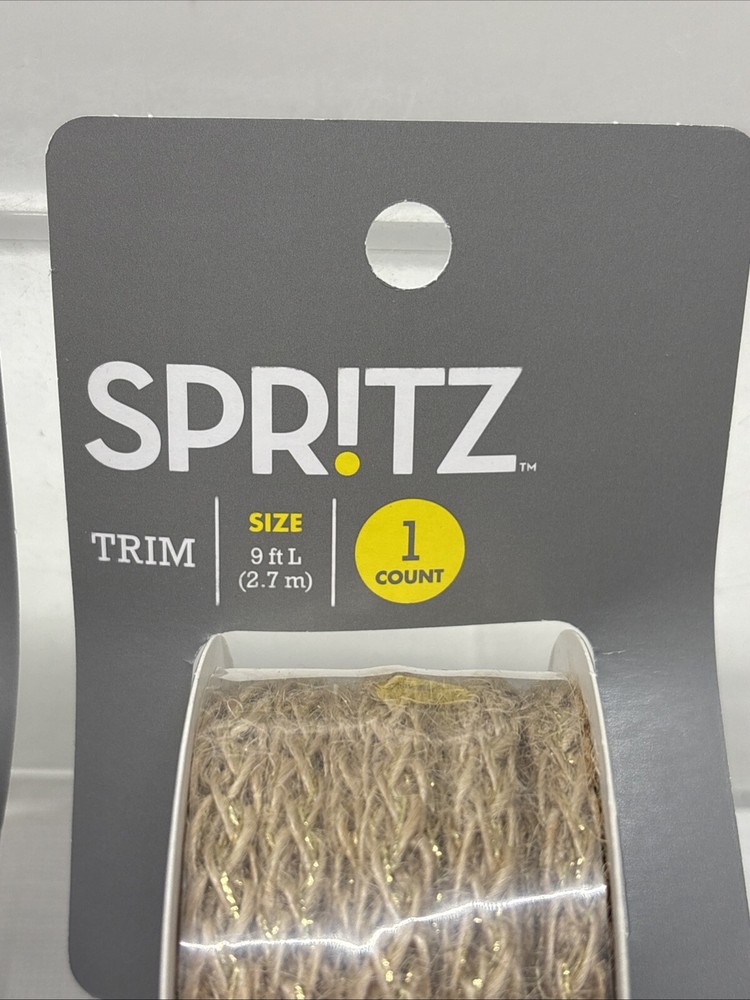 2 X Braid Fabric Trim - Spritz- NEW (B34