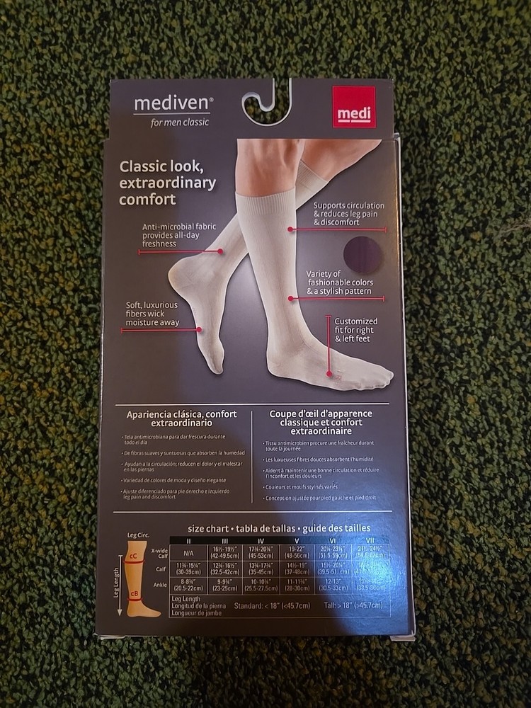 Mediven Compression 20-30 Size ll Black Calf Tall C148532
