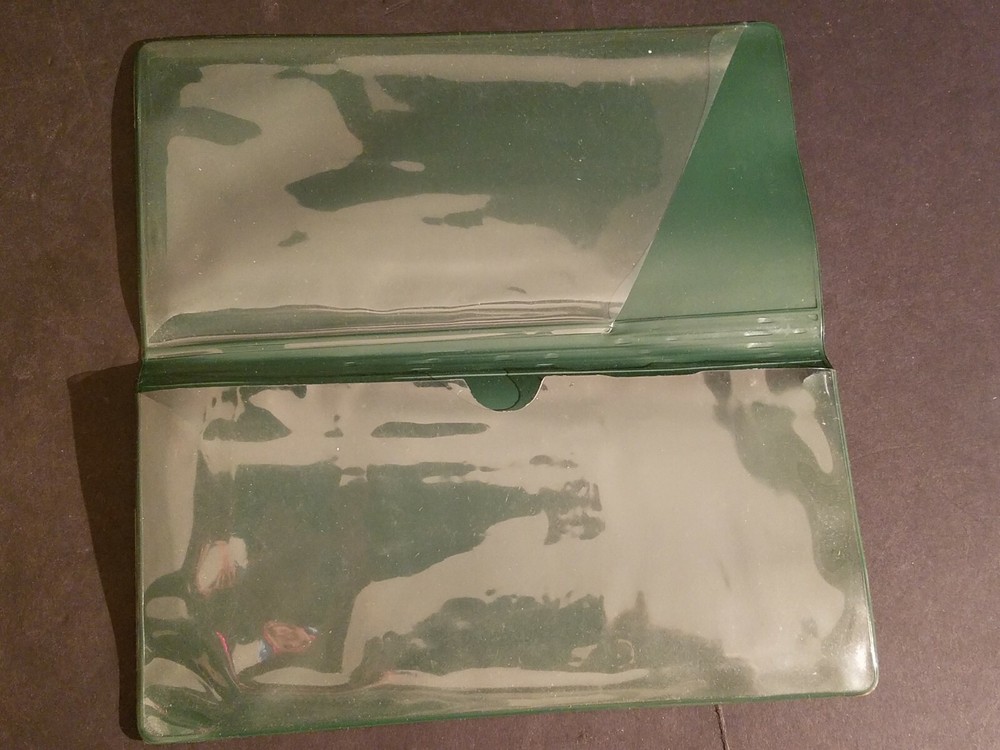 Vintage John Deere Credit Plan Vinyl Document Holder