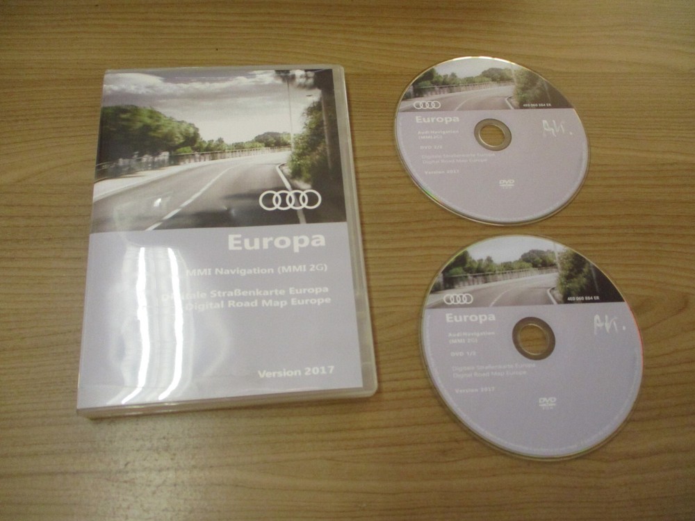 Sat Nav Navigation DVD Map Europe Germany 2017 AUDI A6 4F A8 4E 4E0060884ER