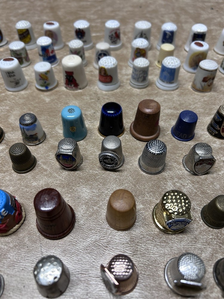 180 Vintage Thimbles Lot