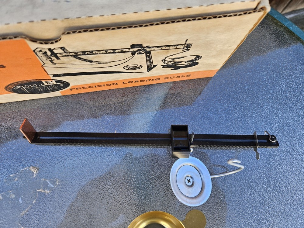 Lyman Reloading Precision # D5 Balance Beam Loading Scale Ohaus w/ Box D-5 #D5