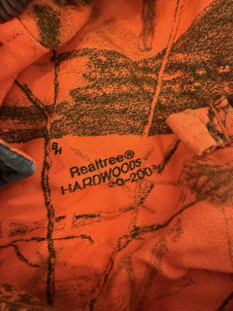 Real Trees Zip Up Camo Jacket Men's X-Large Regular Problem With Zipper Pictured