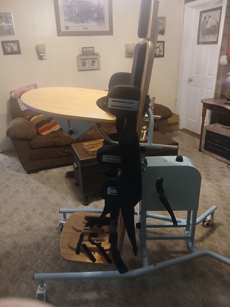 Generic Supine Stander Stanzme Large Adjustable Tray Wheel Locks Backrest