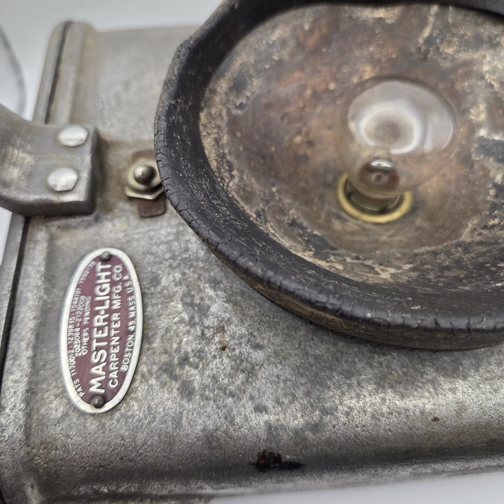 Carpenter Mfg Co Master Light Mining Railroad Vintage