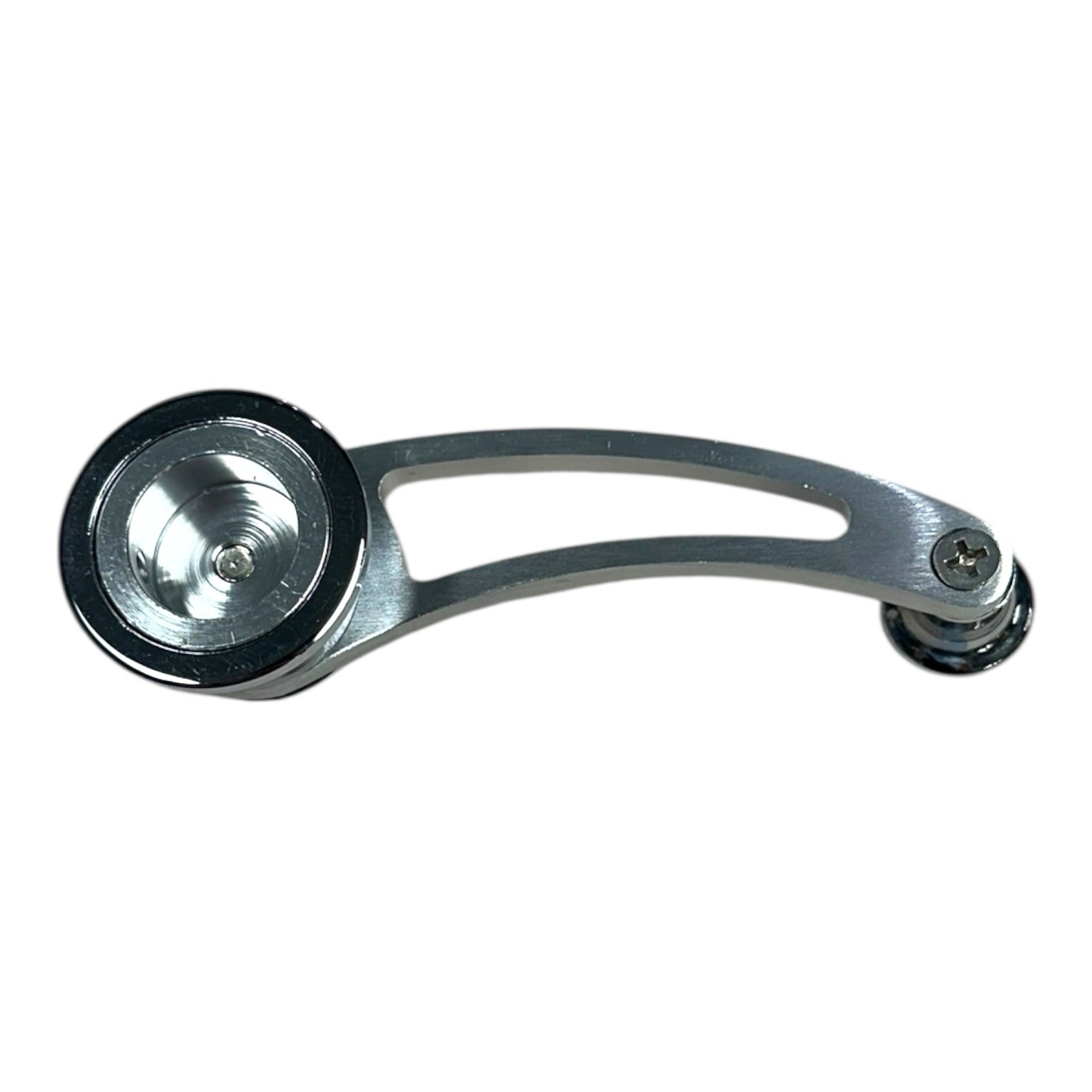 Pair Universal Slotted Billet Chrome Aluminum 4-1/4" Window Crank Handles