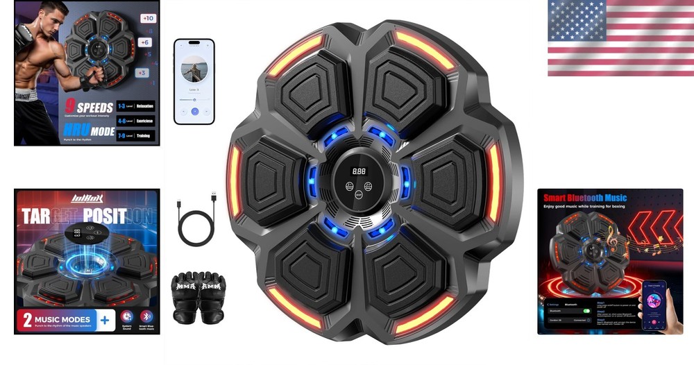 Music Boxing Machine - Black
