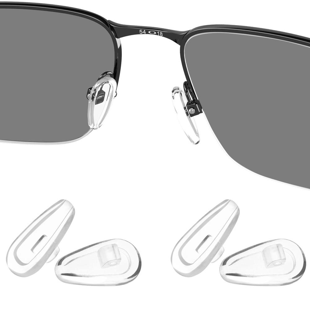 Silicone Replacement Crystal Clear Nose Piece For-Oakley Backwind/ Base Plate