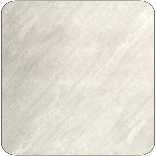 30'' Square Restaurant Table Top with White Laminate Top Finish