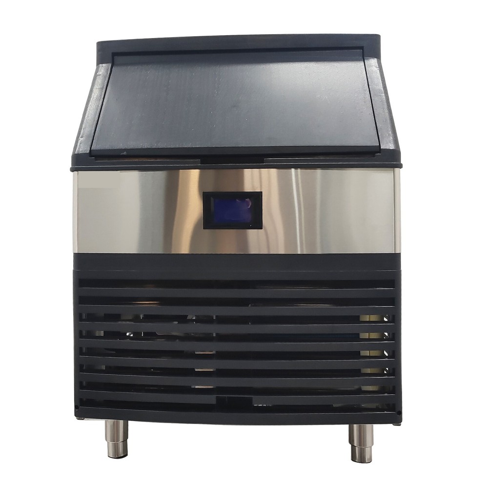 Automatic Commercial Ice Machine160KG Ice Making Capacity Ice Cube Maker Stainle