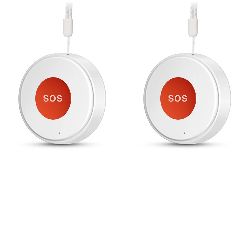 Tuya WiFi ZigBee Mini SOS Button Waterproof Emergency Panic Alarm Home Security