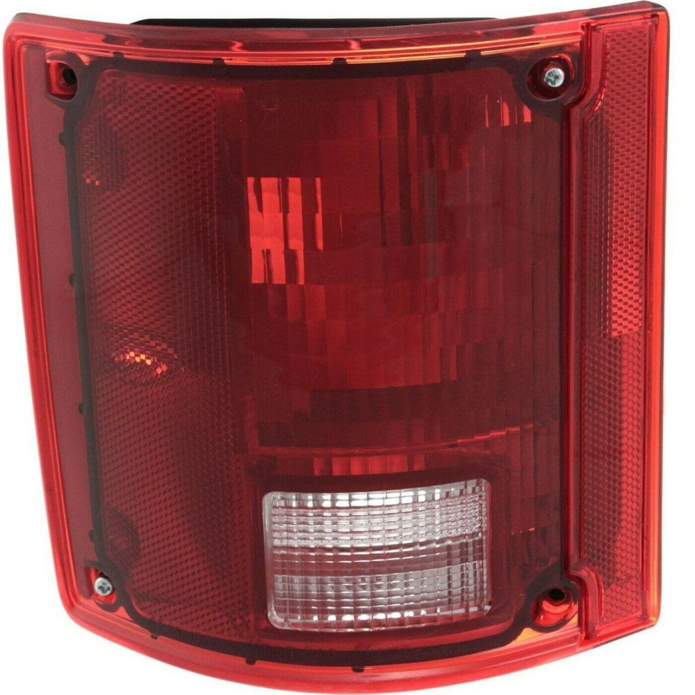 Tail Light Pair Left Right Clear Red Lens Truck