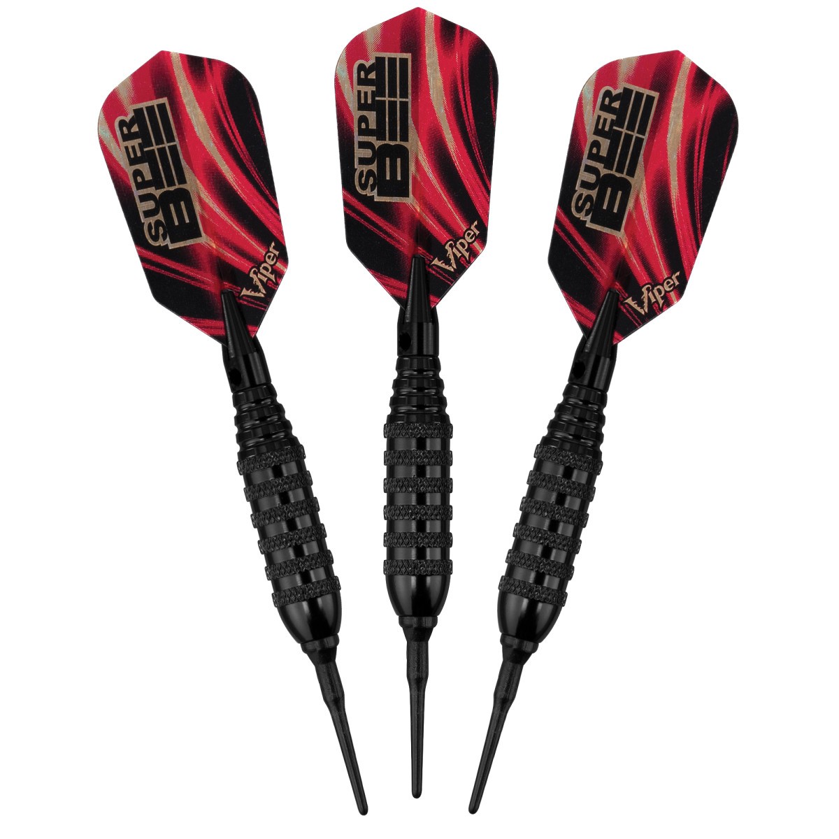 Viper Super Bee Soft Tip Darts - Dartboard Game Accessory - Black -  16 Grams