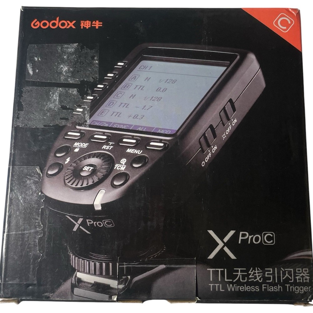 Godox X Pro C  Wireless Flash Trigger Compatible with Sony - Brand New / OpenBox