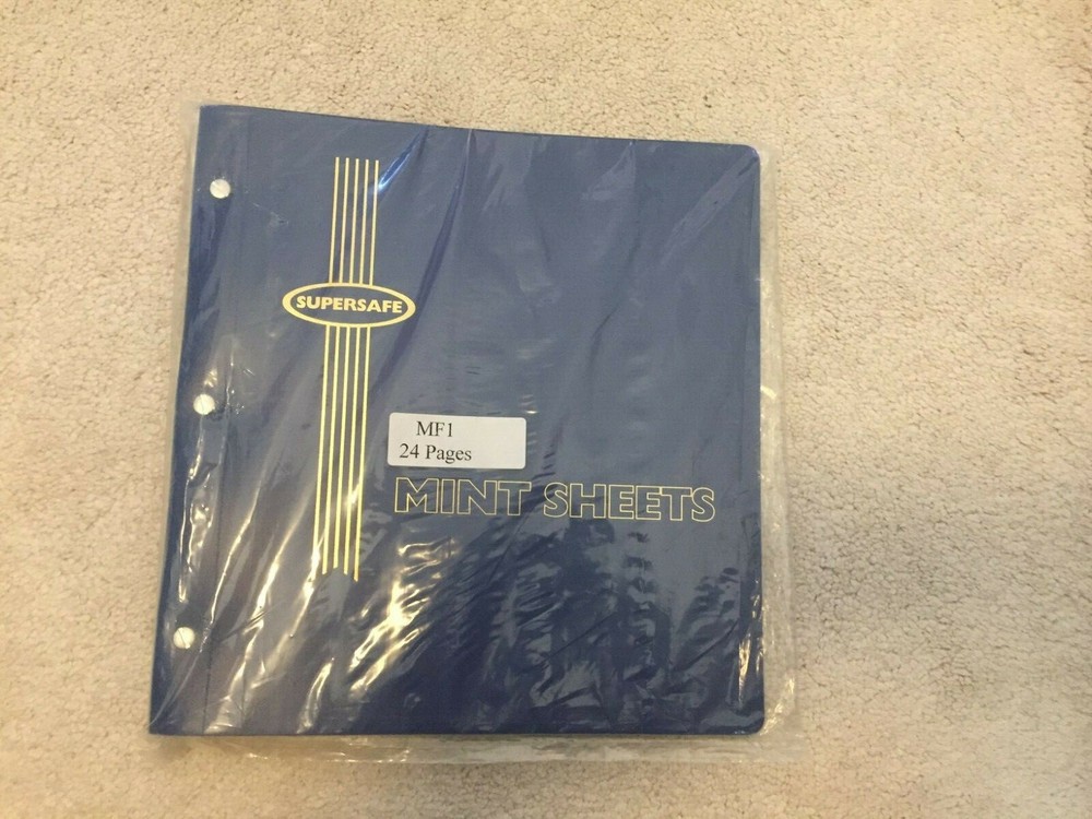 Supersafe Mint Sheet File # MF-1 for 24 Mint Sheets