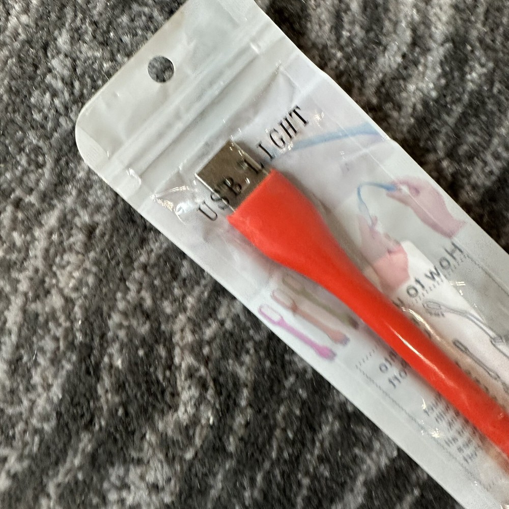 Flexible USB LED Light Lamp Red Computer Study Reading Notebook Laptop PC New