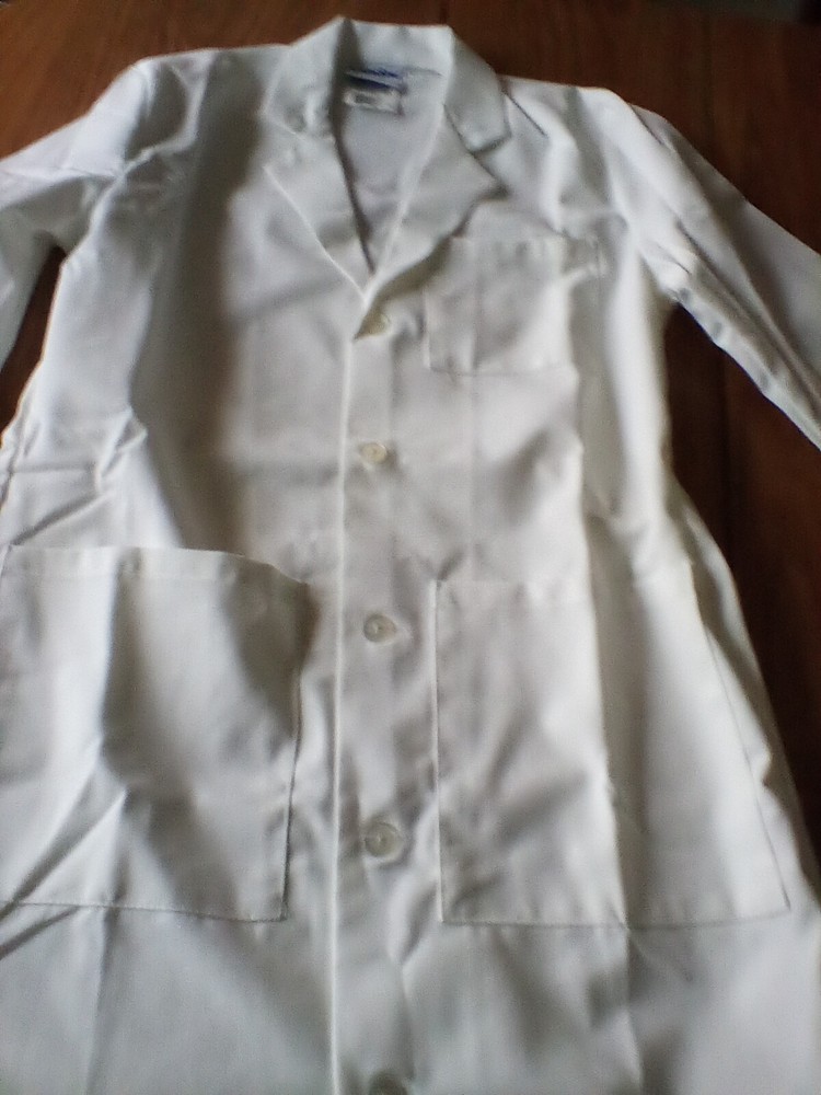 Landau White Lab Jacket - 34