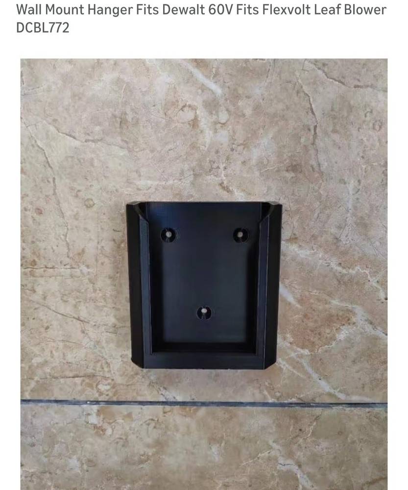 Dewalt 60V Flexvolt Leaf Blower DCBL772 Wall Mount Hanger